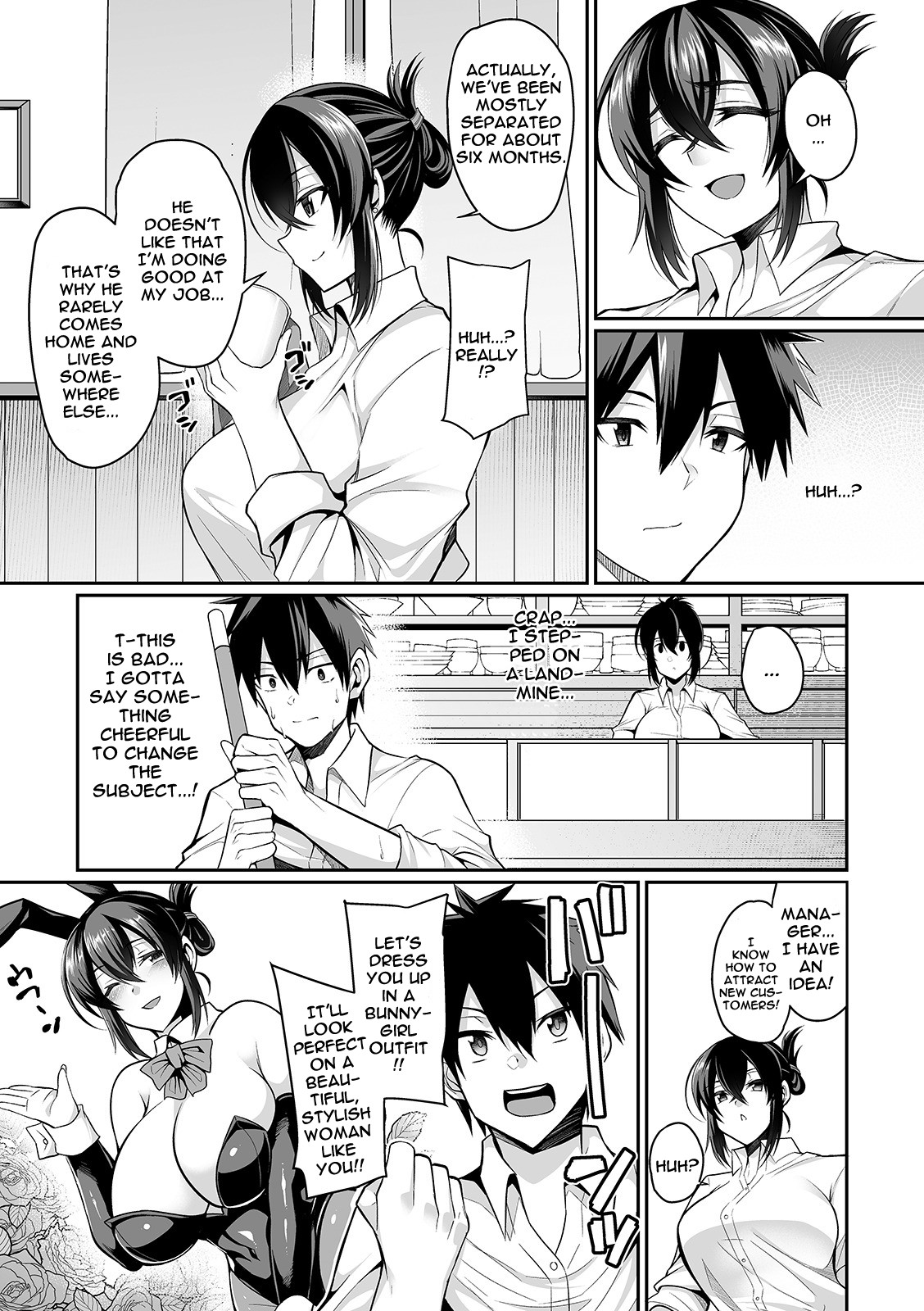 Hentai Manga Comic-Welcome To The Bunny Housewife Cafe-Read-7